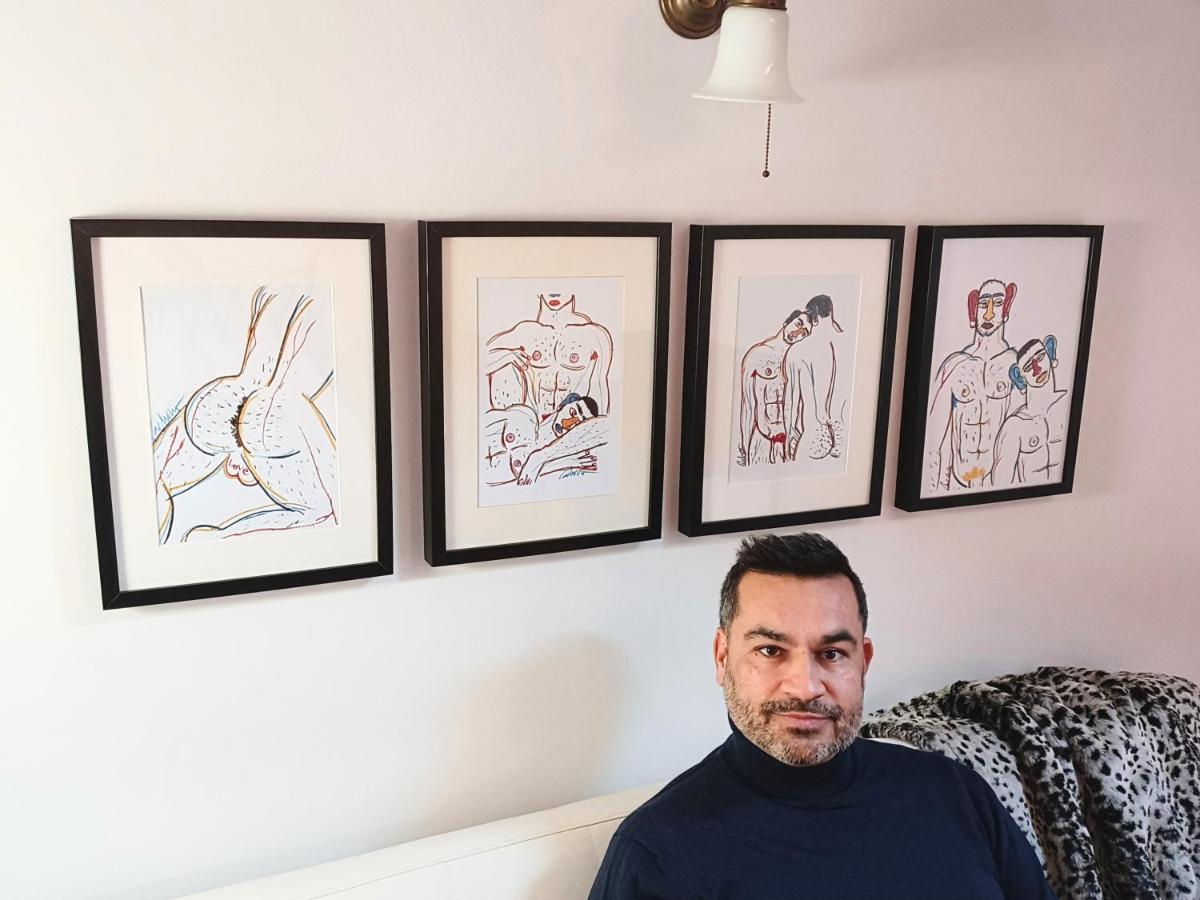 Pensjonat La Casona De Castilnovo - Gay Men Only Valdesaz Zewnętrze zdjęcie